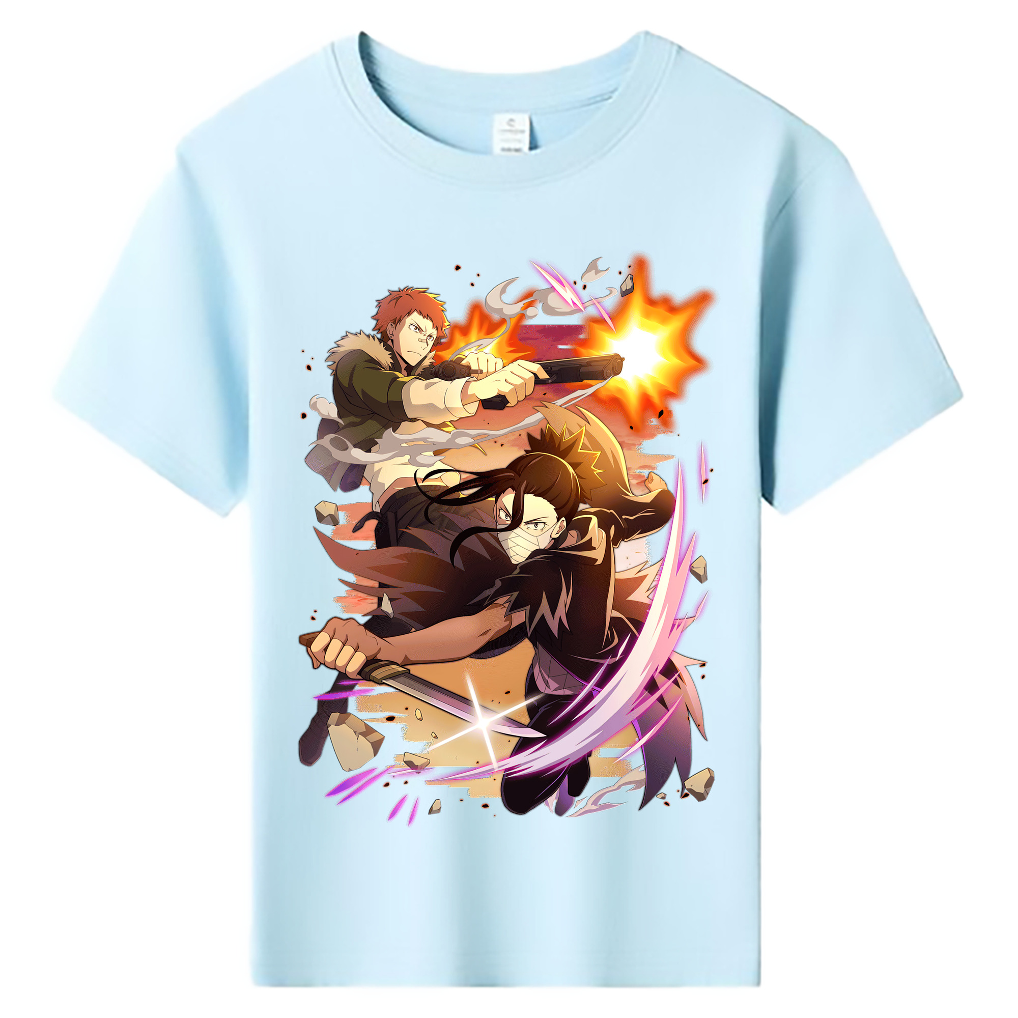 （画像用） 文豪ストレイドッグス Bungo Stray Dogs 綿100％キッズTシャツ（フロントプリント）